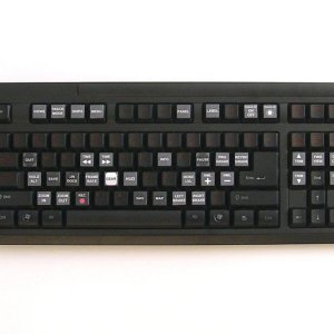 Orbiter Keyboard Mod prototype. Default key assignments.