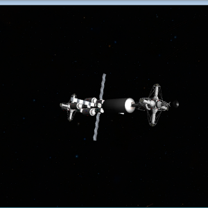 IMS Columbia in cruise configuration after TLI burn.