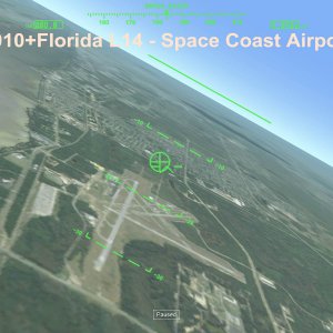 Space Coast Regional Airport: Orbiter 2010 with level 14 Florida.