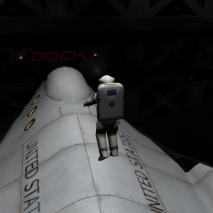 Sounding the Enterprise after arrival at ISS (3)