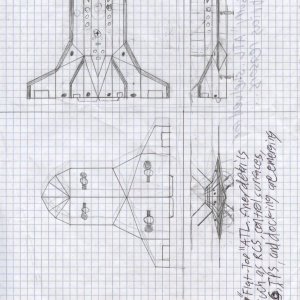 Third generation of my ATL design. Finer details such as docking ports, RCS, retro engines, and a more robust landing gear system have arrived.