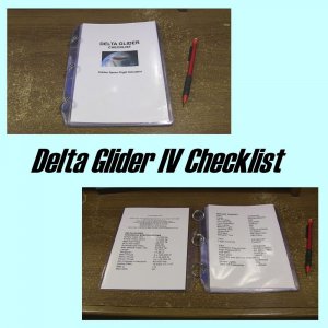 Delta Glider IV Checklist