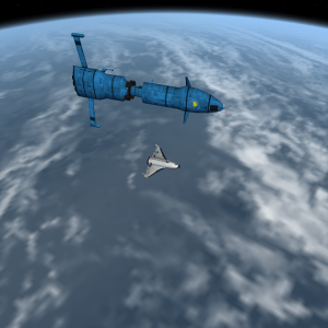 R-Bar arrival,  station-keeping at 600 feet.