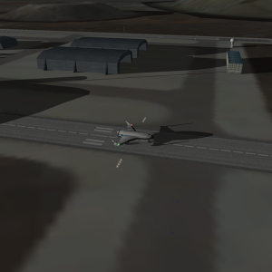Chronus rolling to the Heavy Freight Unloading Facility.