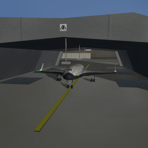 Chronus in the hangar.
